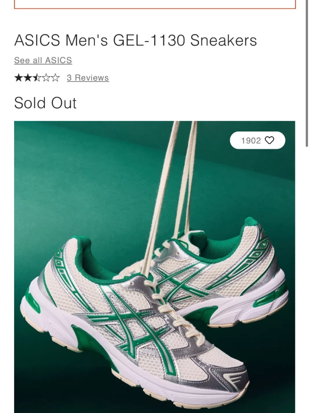ASICS GEL 1130 Sneakers Size 8.5 Women’s - Picture 4 of 4